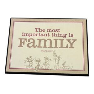 Disney & Hallmark Classic Disney Quotes Sayings Art Decor Plaque Family